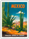 Mexico - Ciudad Juarez Chihuahua - Direccion General de Turismo (Department of Tourism) - Vintage Travel Poster by Magallón c.1948 - Master Art Pr...
