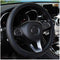 PU Leather Steering Wheel Cover for Women & Men, Waterfroof and Anti-Slip Car Steering Wheel Cover Universal Standard Size 14.5''-15'', Blue+Black...