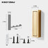 4Pcs Foldable Hooks Wall Mount Zinc Alloy, Bathroom Wall Hook Retractable for Hanging Clothes, Keys, Towels, Folding Hooks with Fixing Accessories...