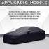 2-in-1 Car Blind Spot Mirror Side Mirror Rain Guards 2 Pack, Carbon Fiber Rear View Mirror Rain Visor Eyebrow 360° Adjustable Blindspot Mirror for...