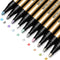 JR.WHITE Metallic Paint Markers, 10 Colors for Rock Painting, Black Paper, Scrapbook, Photo Album, DIY Arts & Crafts, Glass, Wood, Card Making...