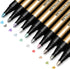 JR.WHITE Metallic Paint Markers, 10 Colors for Rock Painting, Black Paper, Scrapbook, Photo Album, DIY Arts & Crafts, Glass, Wood, Card Making...