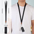 Lanyards for Keys, Black Keychain Long Lanyard for Women Men, Cute Neck Lanyard for ID Badges Wallet...