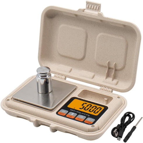 Gram Scale for Food,300g/0.01g Digital Weight Grams and Ounces,Mini Pocket Scale with LCD Display,Tare for Jewelry,Coins,Power,Herbs,Spices,Kitche...