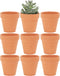 Yishang 2 Inch mini Terracotta Clay Pots Pack of 9 - small Hand Craft Nursery Plant Pot Succulent Cactus DIY Pottery Planter Home Garden Windowsil...