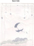 Elephant Moon Crib Quilt for Baby Boys and Girls | Microfiber Crib Comforter for Standard Size Crib | Super Soft Reversible Baby Quilted Blanket...