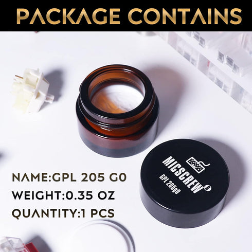 0.35OZ GPL 205G0 Keyboard Lube, Keyboard Lube for Keyboard Switches and Stabilizers, Universal Keyboard Grease fits Mechanical Keyboard, Switch lu...