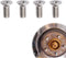 Pack-4 Stainless Steel Brake Disc Rotor Screws for Front and Rear, Cross Flat Head Screw Set is Best Replacement for Honda, Hyundai and Kia Models...