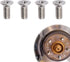 Pack-4 Stainless Steel Brake Disc Rotor Screws for Front and Rear, Cross Flat Head Screw Set is Best Replacement for Honda, Hyundai and Kia Models...