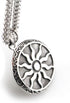 Jewelry Men Women 316L Stainless Steel Sun Pendant Necklace Punk Retro Vintage Style Amulet 22" Chain...