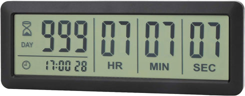 A AIMILAR Digital Countdown Days Timer - AY4053-Black Upgraded Big 999 Days Count Down Clock for Vacation Retirement Wedding...