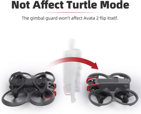 Gimbal Bumper for DJI Avata 2, PTZ Protect Bar Aluminum Alloy Camera Anti-Collision for DJI Avata 2 FPV Drone Accessories (Red)...