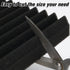 HOXHA Air Conditioner Foam Insulation Window Kit 2 Pack, AC Side Panels Kits, Air Conditioner Accessories Seal, 17 inch×9 inch ×7/8 inch (Black)...