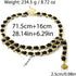 Alloy Waist Chain Body Chain Weave Rope Winding Twist Chain for Women Waist Belt Pendant Belly Chain Adjustable Body Harness for Jeans Dresses - S...