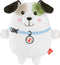 Fisher-Price Baby Plush Toy Calming Vibes Puppy Soother Portable Sound Machine for Newborns...