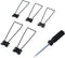 MY MIRONEY 5-Pack Adhesive Metal Easel Stand for Picture Frames - Tabletop Display Stand for Photo, Art, Painting, Black...