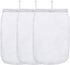 ALEGI Aquarium Filter Media Bag Extra Fine,Reusable 180 Micron Drawstring Mesh Filter bags for Activated Carbon (12"*8" (3 pack))...