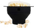 MMUGOOLER Original Microwave Popcorn Popper Silicone Popcorn Maker, Collapsible Bowl with Lid BPA Free and Dishwasher Safe, Quick & Easy(Black)...