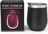 CHILLOUT LIFE Stainless Steel Tumbler 12 oz with Lid & Gift Box, Wine Tumbler Double Wall Vacuum Insulated Travel Cup for Coffee, Wine, Cocktails,...