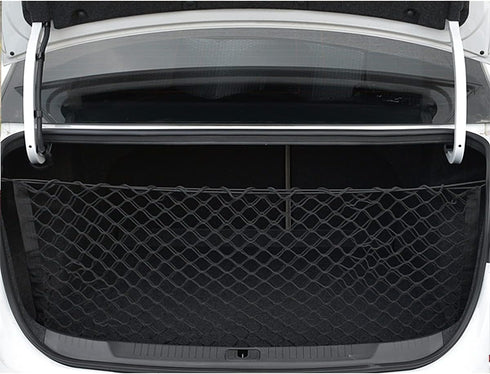 Car Rear Cargo Net, Adjustable Elastic Storage Organizer Net, Trunk Cargo Storage Net, Universal Fit for Car, Vehicle, SUV (35.4"x15.8")...