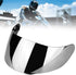 Qiilu Motorcycle Wind Helmet Lens Visor Full Face Fit For AGV K1 K3SV K5(Sliver)...