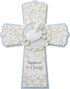Creative Brands Faithworks - Baptized In Christ Hanging Resin Wall Cross, 6 x 8-Inch, Blue...
