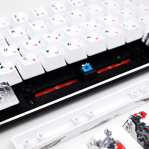 MOLGRIA Keycaps 71 Set for Gaming Mechanical Keyboard, Custom PBT OEM Profile Key caps Japanese Font with Keycap Puller for Cherry MX 71/61 60 Per...