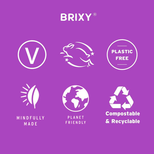 BRIXY Body Wash Bar for Men and Women to Remove Sweat And Oil While Softening Skin, Vegan, Plastic Free, All Skin Types Including Sensitive Skin...