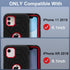 Grifobes Case for iPhone 11/ iPhone XR 6.1 inch for Kids Boys Children (Black+Red)...