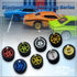 Hot 1/64 Wheels for Diecast Model Car Vehicles (10 Sets in 1 Box), Suitable for Car Culture Collectors, Modified Sets, Replace The Mainline, Real ...