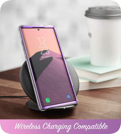 i-Blason Cosmo Series Case Designed for Galaxy Note 10 (2019 Release), Protective Bumper Marble Design Without Built-in Screen Protector (Purple)...