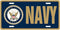Mitchell Proffitt US Navy License Plate Blue and Gold, Officially Licensed, Made in USA...