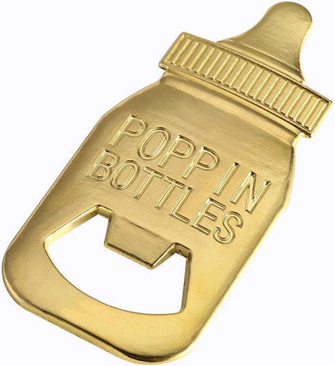 YFS 6 Pcs White Bottle Opener Baby Shower Return Gifts for Guest, Rose Gold Feeding Bottle Opener Wedding Favors ,Super cute Party Favors Gift...