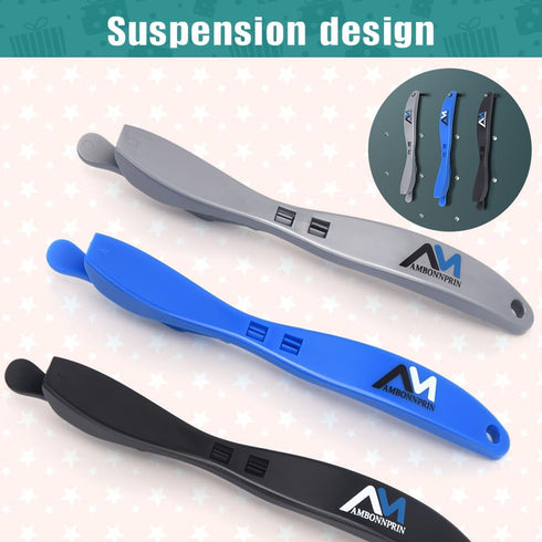 AMBONNPRIN Wrapping Paper Cutter Tool, Insided Sharp Blade Safety Wrapping Paper Cutter, Craft Paper Cutting Knife, Plastic Carbon Fiber Film Cutt...