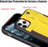 TOOVREN Phone Case for iPhone 11 Pro Wallet Case Lanyard Neck Strap with Kickstand Leather Card Holder Adjustable Detachable Necklace, Phone Prote...
