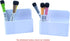 2 PACK Whiteboard Markers Magnetic Holder Dry Erase Marker Pen Pencil Magnet Storage Organizer on Fridge Whiteboard and Other Steel Surface...