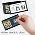 Big Dot of Happiness Cheers and Beers to 50 Years - 50th Birthday Party Game Scratch Off Cards - 22 Count...