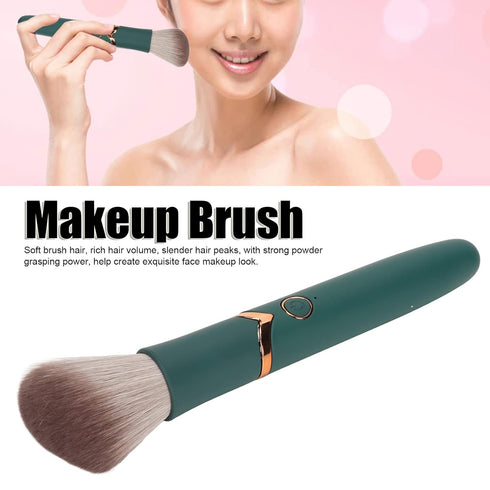 Electric Makeup Brush USB Rechargeable 10 Gears Vibration Makeup Brush Liquid Powder Blusher Concealer Makeup Brush, Waterproof Brushes Eye Shadow...