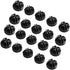 URBEST Wire Cube Connectors, Wire Cube Plastic Connectors for Modular Organizer Closet and Wire Grid Cube Storage Shelving Unit (Black, 30)...