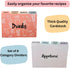 Recipe Cards 4x6, Set of 100 with 8 Category Dividers - Beautifully Designed 4x6 Recipe Cards for Your Culinary Creations...