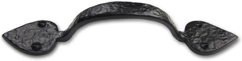 Iron Valley - 9" Heart Door Pull Handle - Solid Cast Iron...