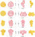 Cactus Cookie Cutter with Plunger Stamps,8 Piece Tropical Beach Themed Biscuit Cutter,3D Pineapple, Flamingo, Monstera Leaf and Palm Tree-Cracker ...