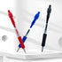 PENS bulk pack of 12 ink pens, Retractable ballpoint pens Medium point 0.5 mm, 6 black pens & 3 Blue pens 3 red pens &combo pack...