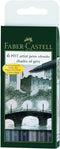 Faber-Castell Pitt Artist Brush Pen Wallet - Shades of Grey (6 Colours)...