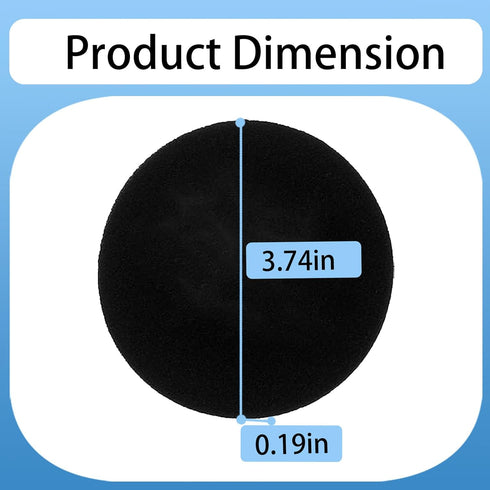6 Pack Sponge Filter Compatible with Neabot & Neakasa P1 Pro Pet Grooming Kit & Vacuum...