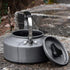 Camping Tea Kettle Teapot Outdoor Camping Kettle 1.1L,Portable Coffee Pot Teapot Picnic Set Wood Stove Steamer for Hiking (grey)...