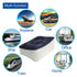 Inflatable Travel Foot Rest Pillows, Air Foot Rest Pillow Inflatable Footrest Cushion for Travel, Office and Home, Perfect Airplane Travel Accesso...