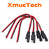 14AWG 1 Feet 2 PCS SAE Connector Quick Disconnect Plug Extension Cable, SAE Extension Cable for Automotive, RV, Motorcycle Cars Tractor, Solar Pan...