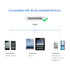 JETech USB Sync and Charging Cable Compatible iPhone 4/4s, iPhone 3G/3GS, iPad 1/2/3, iPod, 3.3 Feet (White)...