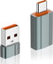 USB to USB C Adapter,USB C Female to USB Male Adapter OTG Converter for MacBook, Ipad, Desktop, Laptops, Projector, Chargers-2PCS...